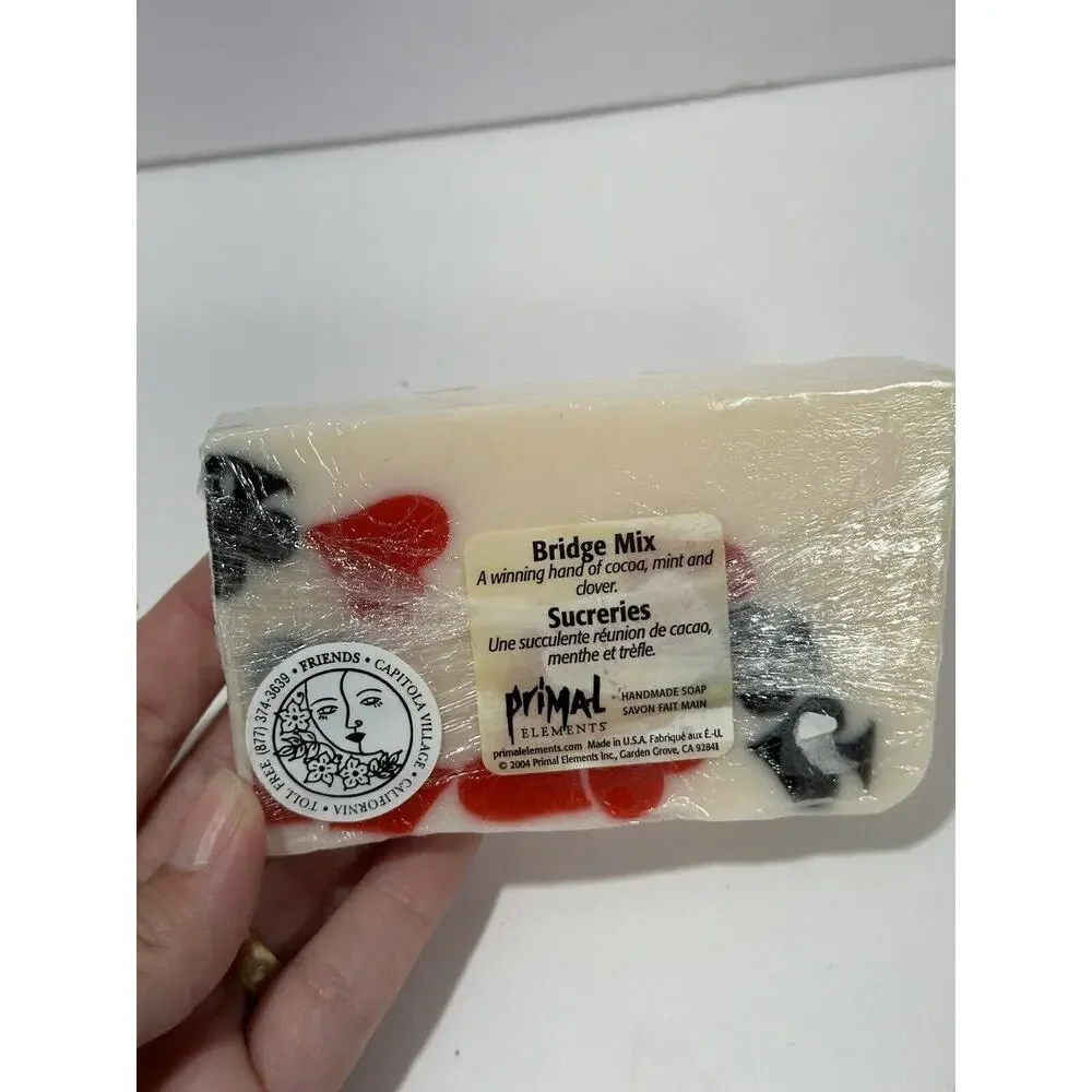 Primal Elements Bridge Mix Playing Card Suits Y2k Handmade Glycerin‎ Bar Soap